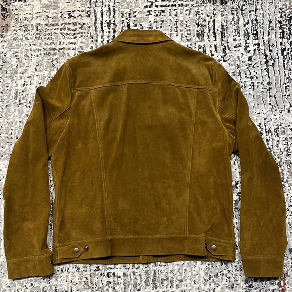Todd Snyder Men’s Dylan Suede Trucker Jacket - Picture 2 of 6